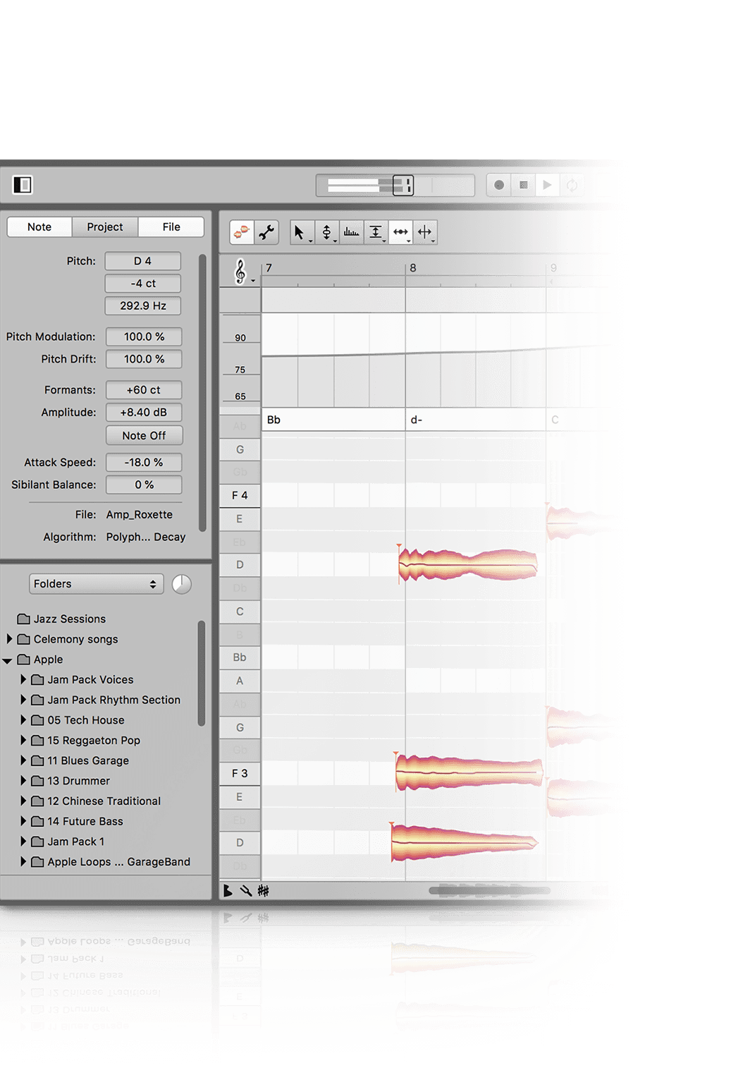 Celemony アップグレード Melodyne 5 Editor (Melodyne Editor